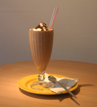 Chocolate milkshake