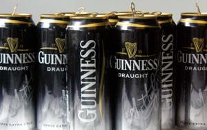 Guinness cans
